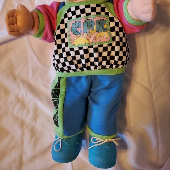 Vintage 1990 Cabbage Patch Kids Doll "Designer Line" Boy Lemon Hair/Blue Eyes - Picture 8 of 8